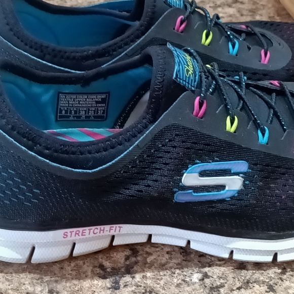 Skechers multicolored shoes size 8 - Picture 3 of 5